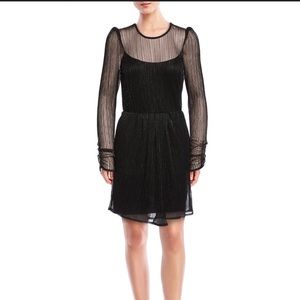 Bailey 44 gold sheer dress. Size XS. Brand new with tag